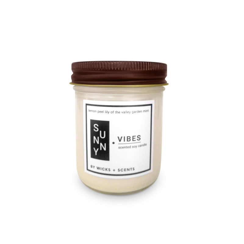 QUOTE CANDLE: SUNNY VIBES