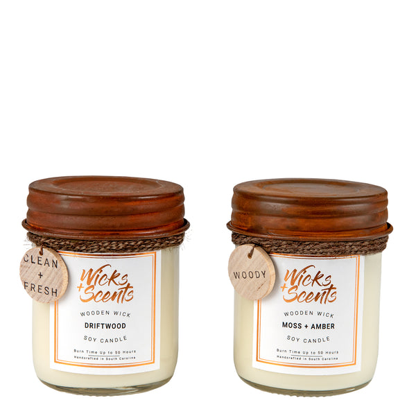 Compact Candles Duo Gift Set 