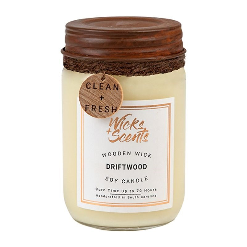 12 Oz Wood Wick Candles